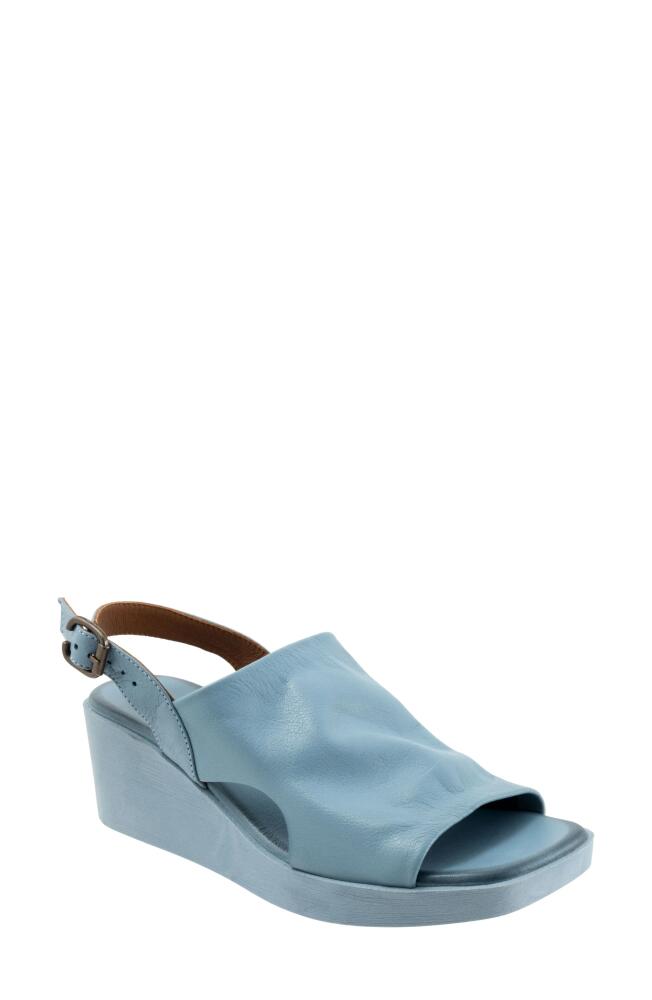 Bueno Flynn Slingback Wedge Sandal in Denim Cover