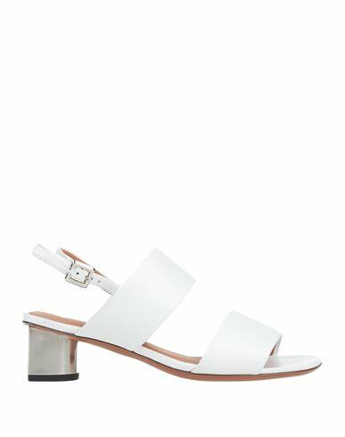 Clergerie Woman Sandals White Lambskin Cover