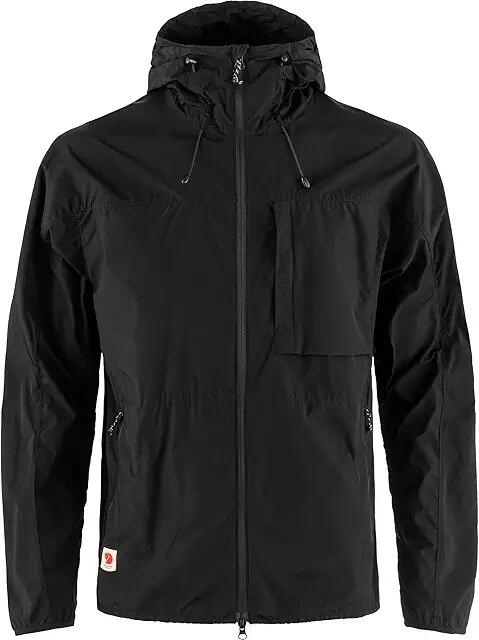 Fjallraven High Coast Wind Jacket (Black) Men's Coat Cover