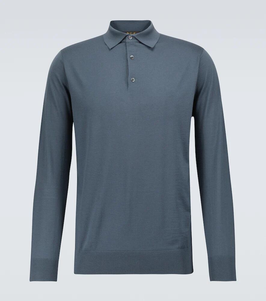 Loro Piana Ml long-sleeved wool polo shirt Cover