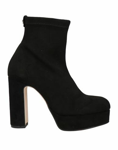 Pedro Miralles Woman Ankle boots Black Textile fibers Cover