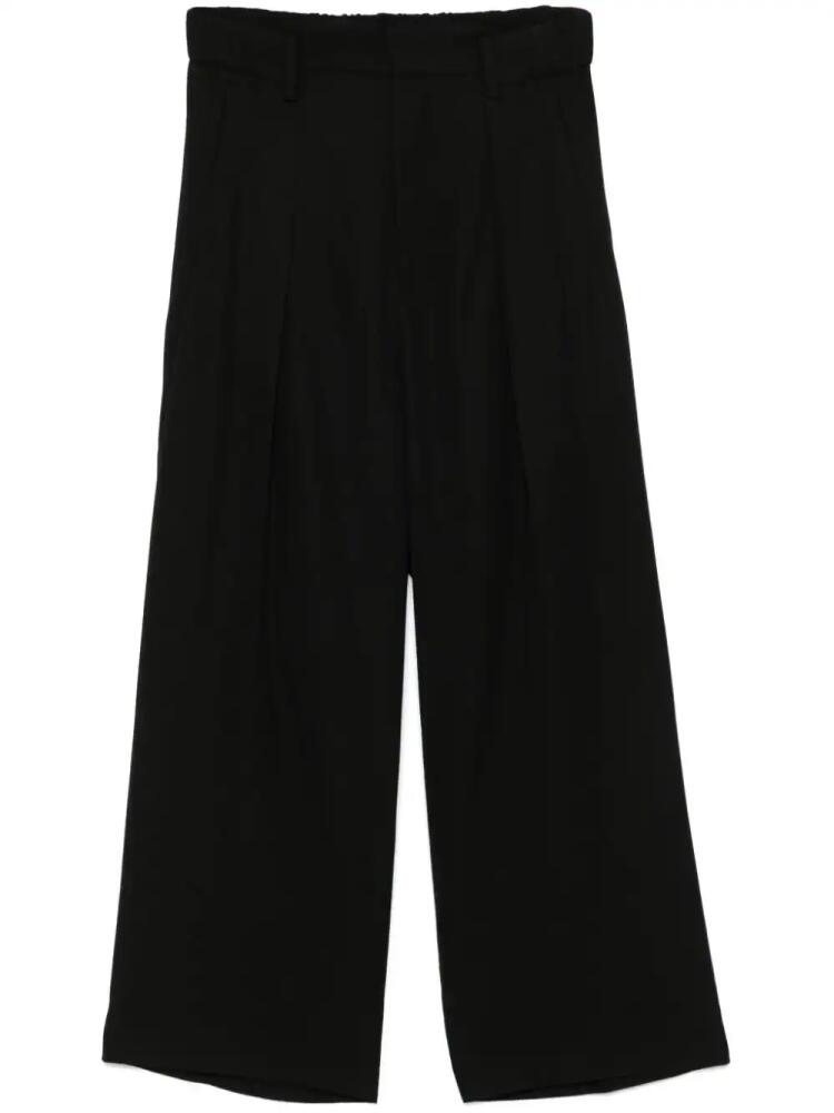 Attachment drop-crotch trousers - Black Cover