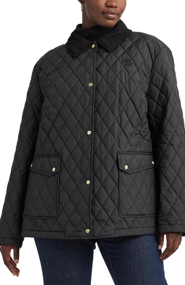 Lauren Ralph Lauren Quilted Barn Jacket in Black Cover