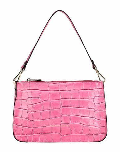 Tuscany Leather Cassandra Pochette Woman Handbag Fuchsia Soft Leather Cover