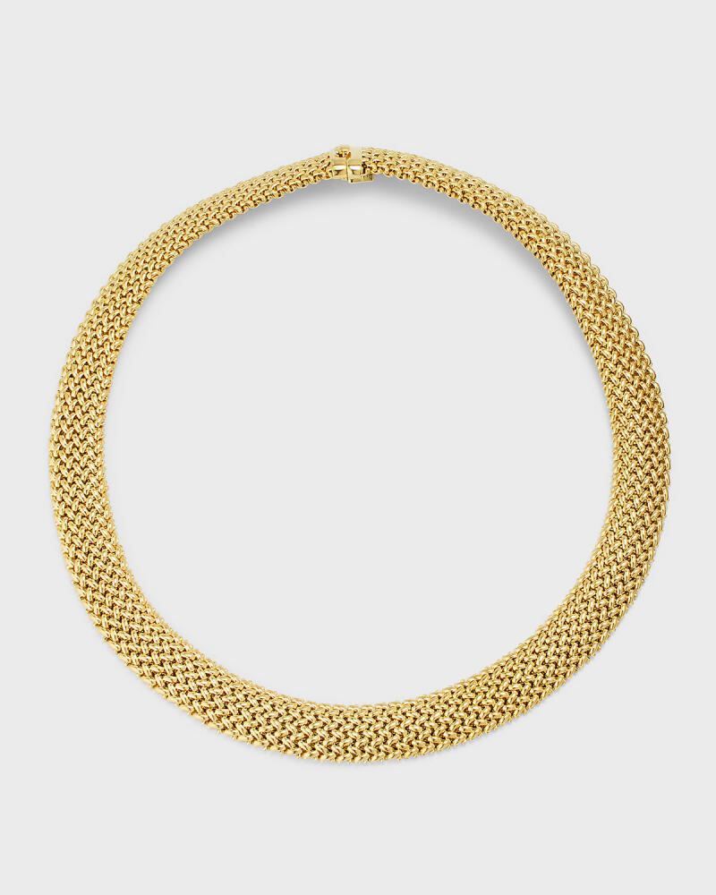 Piazza Italia by Alberto Milani 18K Yellow Gold Via Ornato Chicco Chain Necklace, 14mm Cover