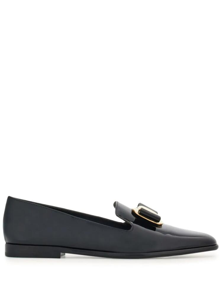 Ferragamo New Vara leather loafers - Black Cover