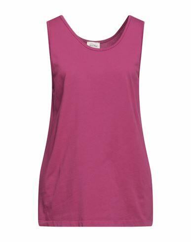 American Vintage Woman Tank top Magenta Cotton Cover