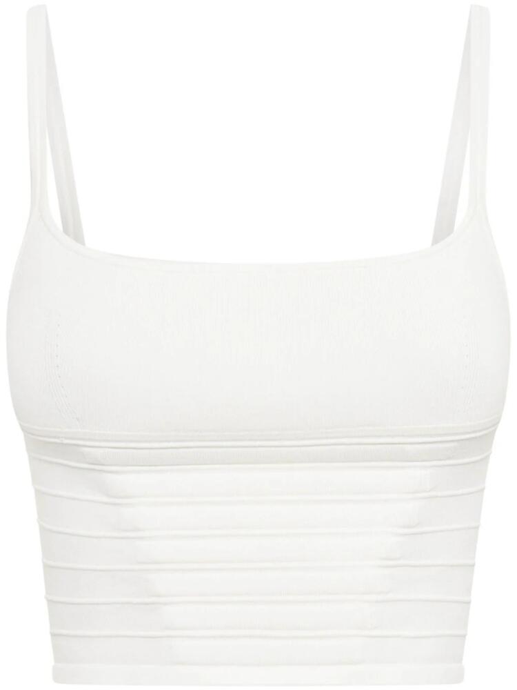 Dion Lee Ventral Compact cropped top - White Cover