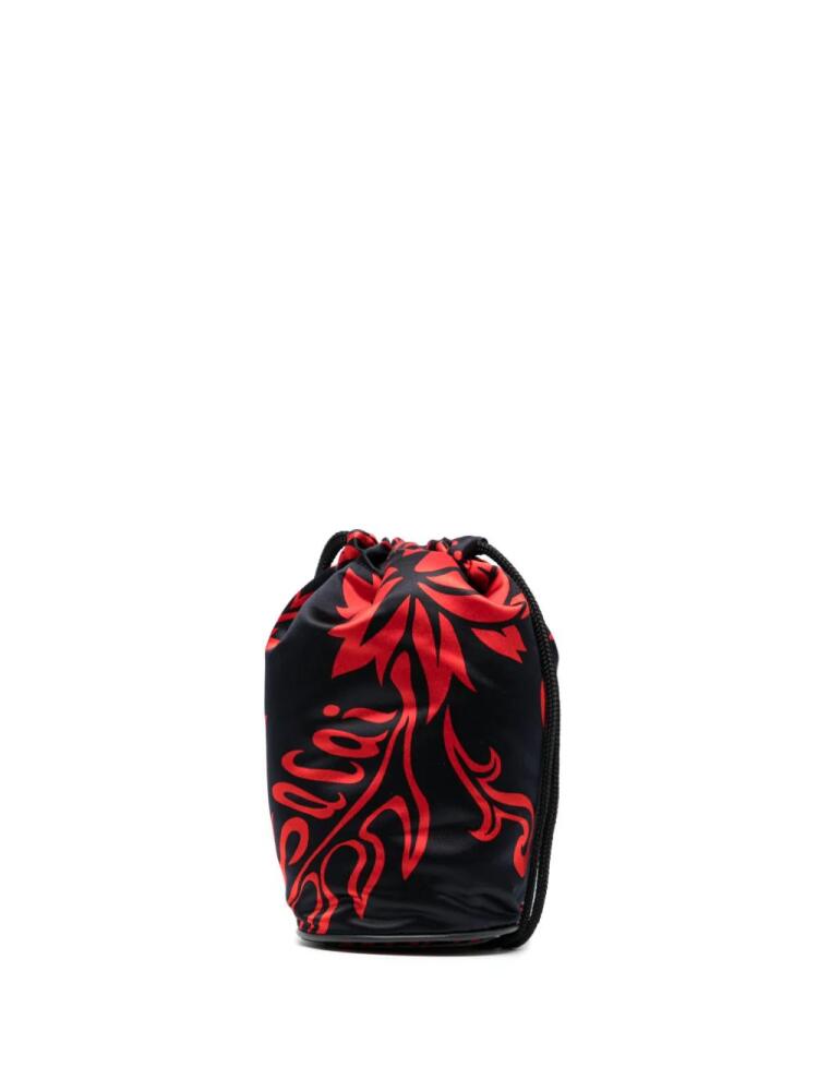 sacai floral-print bucket bag - Blue Cover