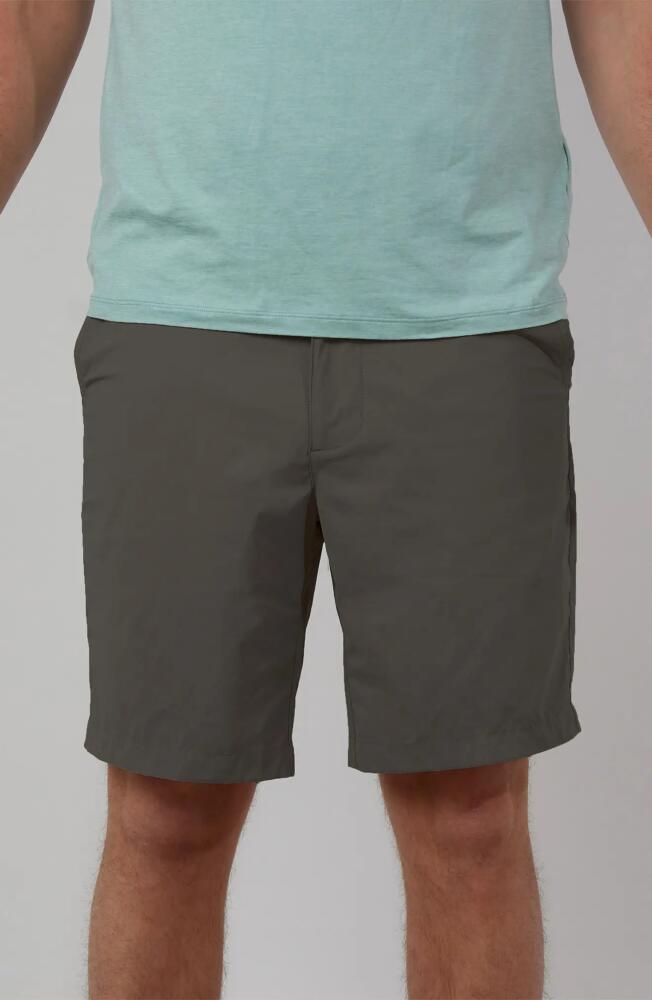 Rainforest Voyager Stretch Shorts in Military Green Cover