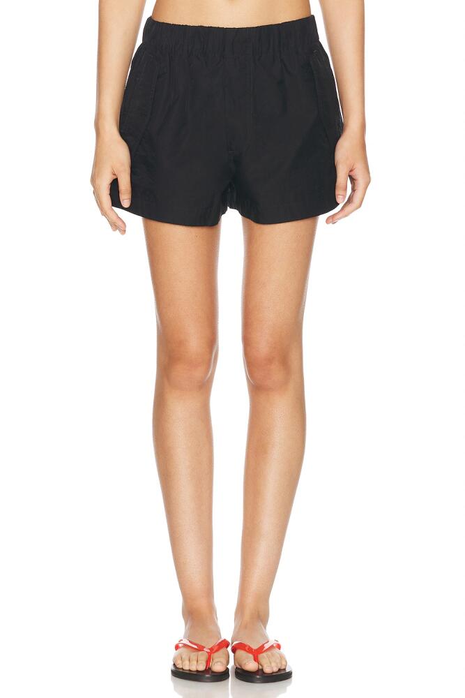 WARDROBE.NYC Beach Short in Black Cover