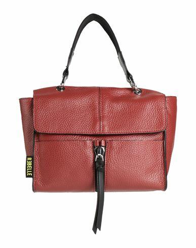 Rǝbelle Woman Handbag Brick red Cow leather Cover