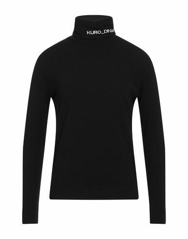 Takeshy Kurosawa Man Turtleneck Black Viscose, Polyester, Polyamide Cover