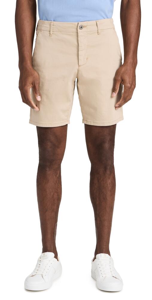 PAIGE Phillips Shorts In Stretch Sateen 7 Khaki Cover