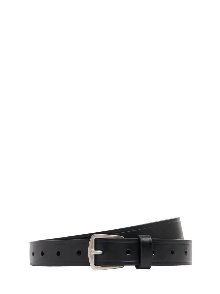 ANN DEMEULEMEESTER 2.5cm Willow Leather Belt Cover