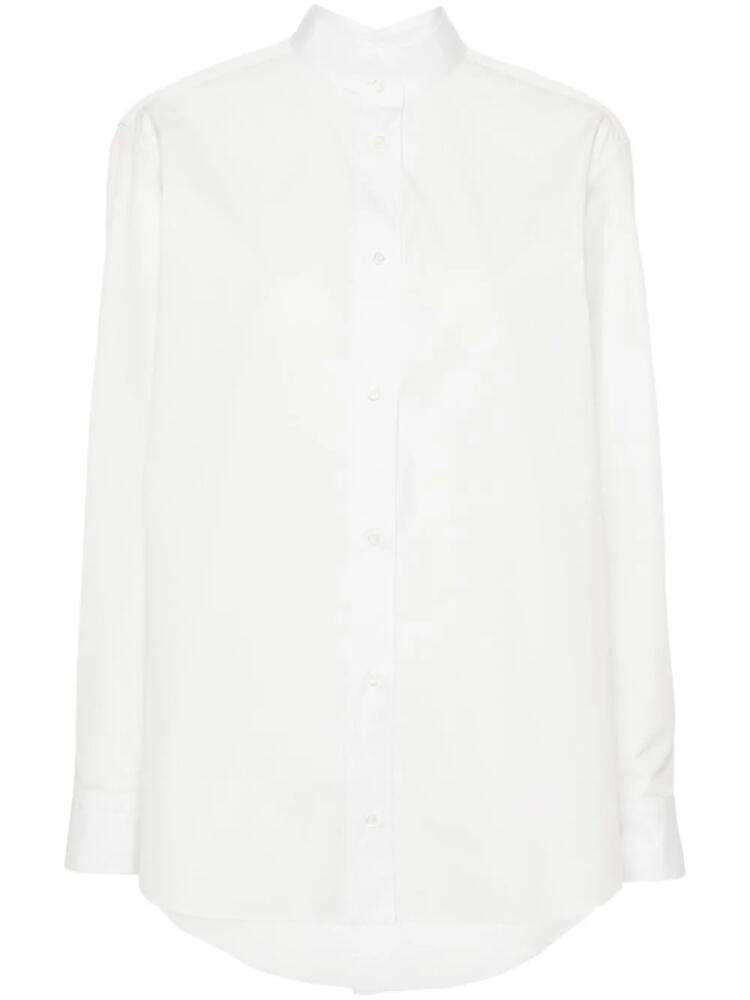 FENDI poplin cotton shirt - White Cover