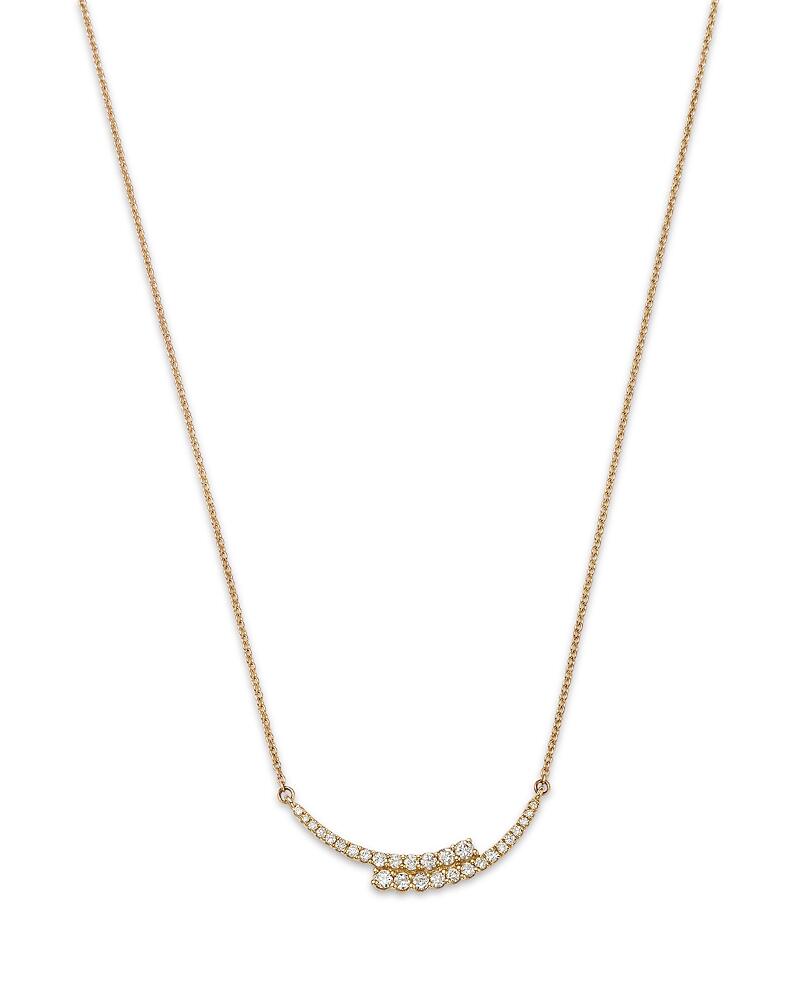 Bloomingdale's Fine Collection Diamond Bypass Necklace in 14K Yellow Gold, 0.30 ct. t. w. Cover