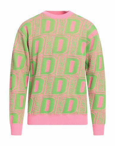 Dsquared2 Man Sweater Pink Wool, Polyester Cover