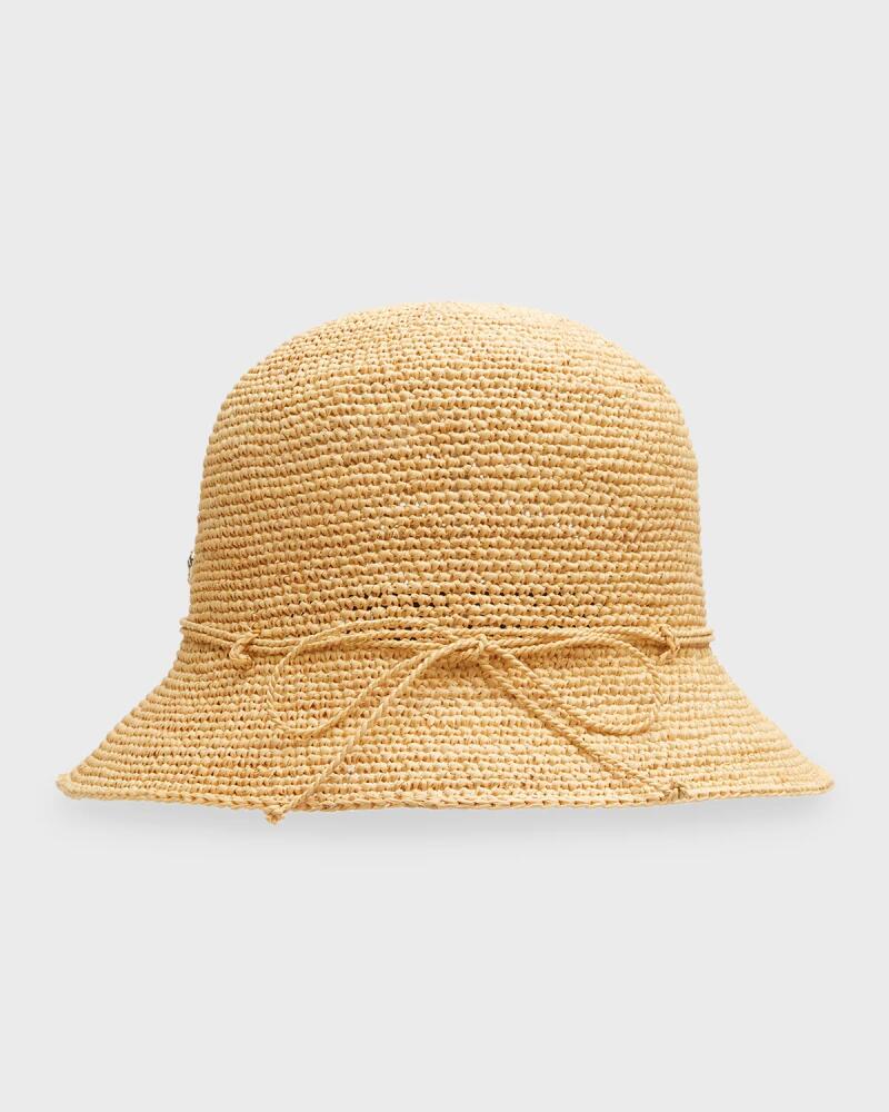 Helen Kaminski Rosie Packable Raffia Bucket Hat Cover