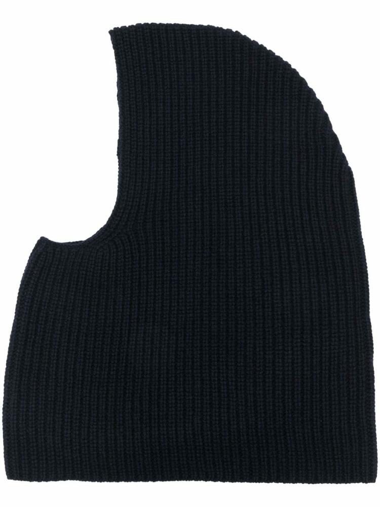 A.P.C. Sacha ribbed-knit balaclava - Blue Cover