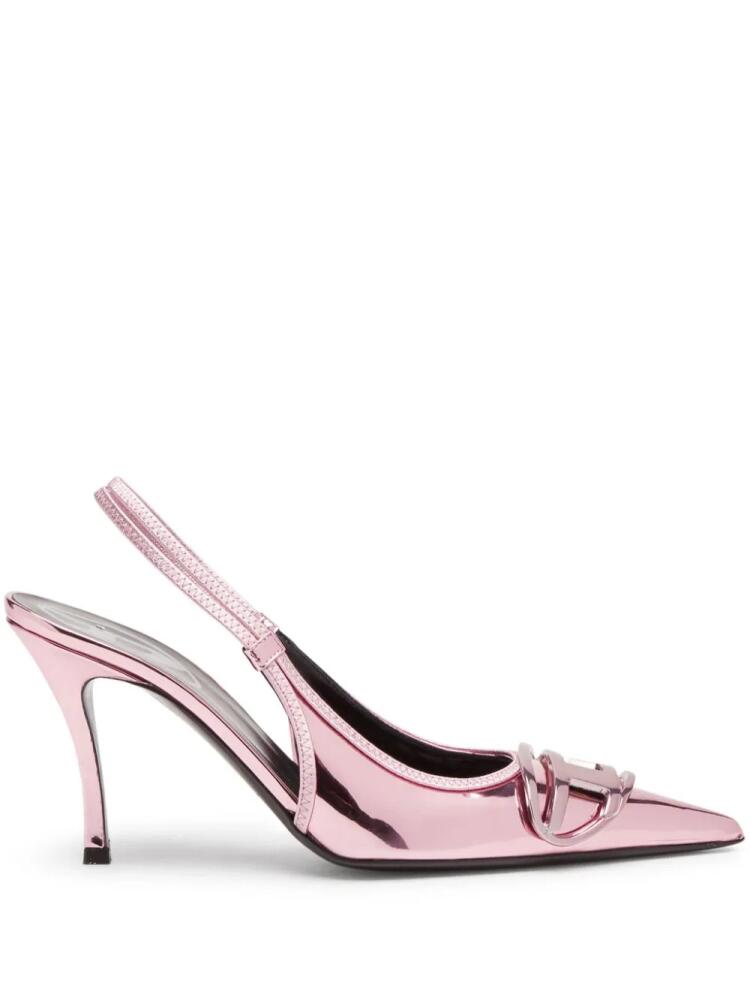 Diesel D-Venus Sb metallic slingback pumps - Pink Cover