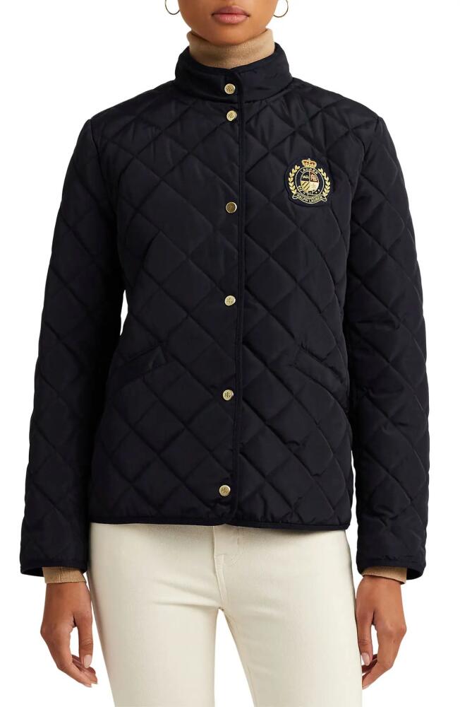 Lauren Ralph Lauren Quilted Recycled Polyester Jacket in Dark Navy Cover