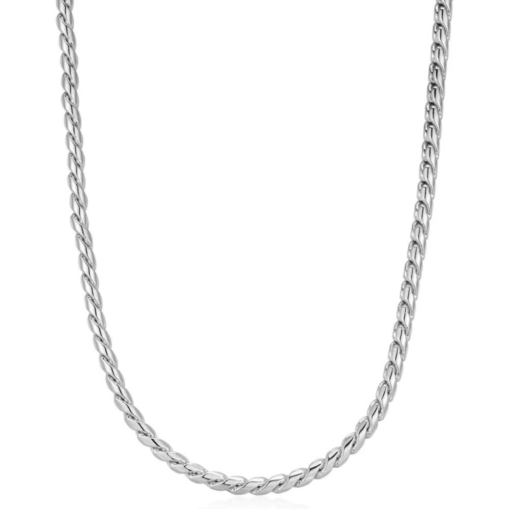 Luv AJ Daisy Rope Chain Necklace in Silver Cover