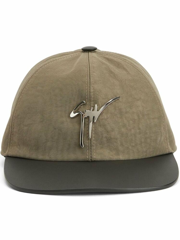 Giuseppe Zanotti Cohen logo-lettering cap - Neutrals Cover