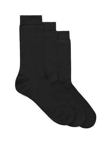 Cos Man Socks & Hosiery Black Cotton, Polyamide Cover