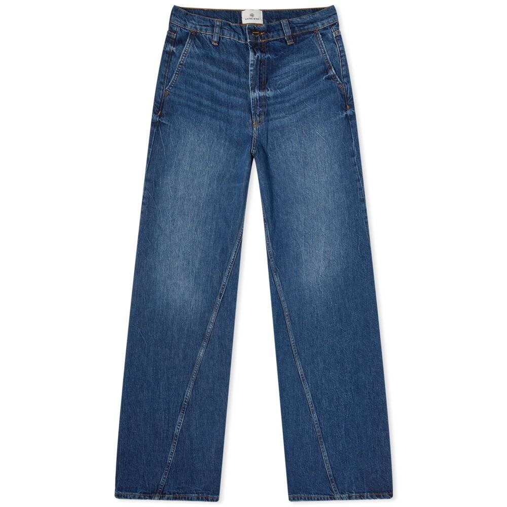 Anine Bing Women's Briley Jean in Washed Blue Cover