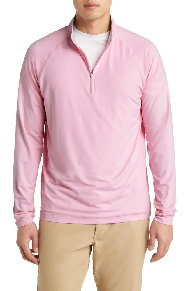 johnnie-O Freeborne PREP-FORMANCE Quarter Zip Pullover in Bahama Mama Cover