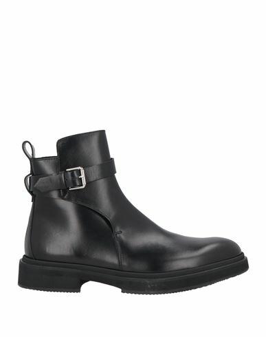 Rare Man Ankle boots Black Leather Cover