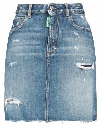 Dsquared2 Woman Denim skirt Blue Cotton, Elastane Cover