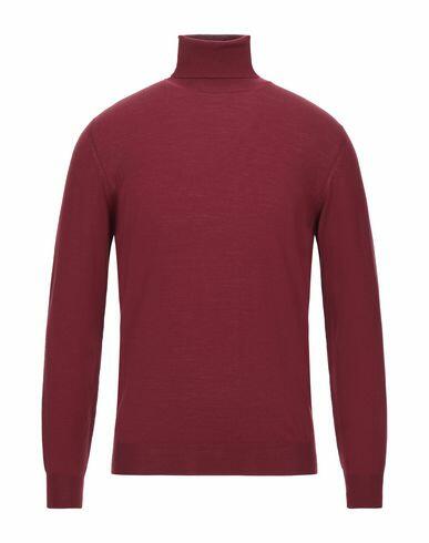 Drumohr Man Turtleneck Brick red Super 140s Wool Cover