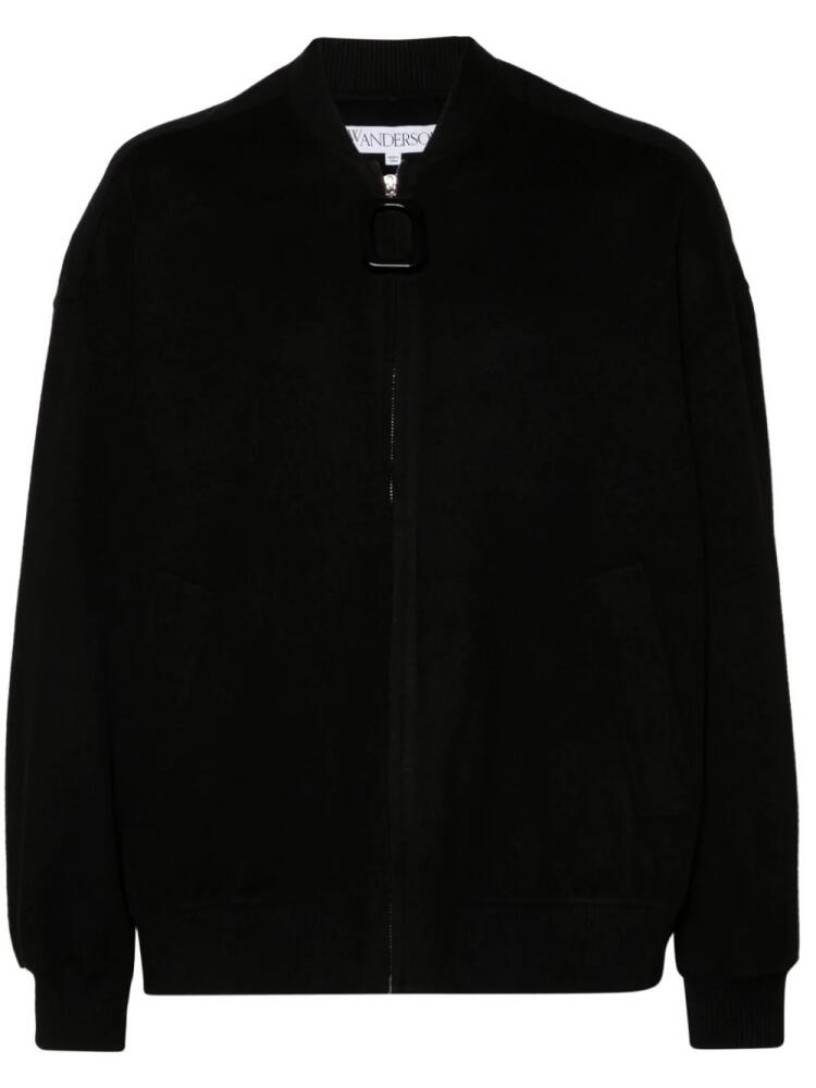 JW Anderson felted wool bomber jacket - Black Cover