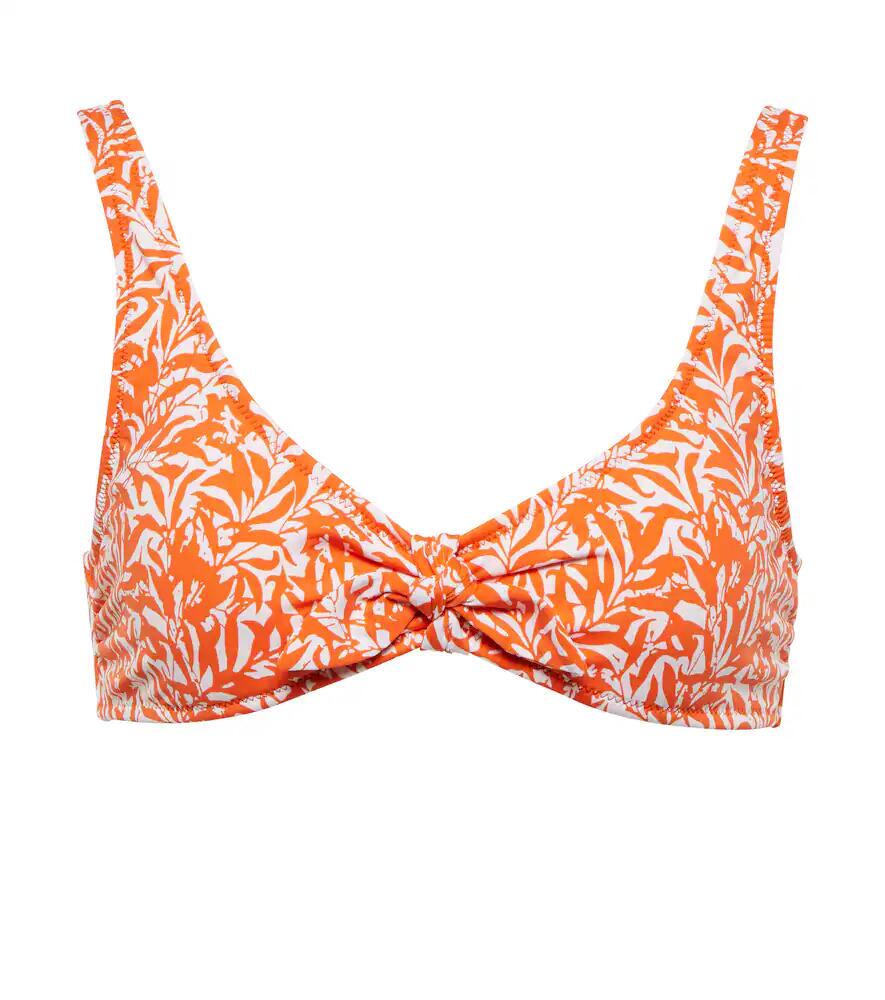 Heidi Klein Cote D'Azur printed bikini top Cover