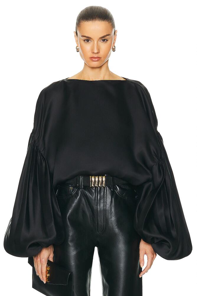 KHAITE Quico Top in Black Cover