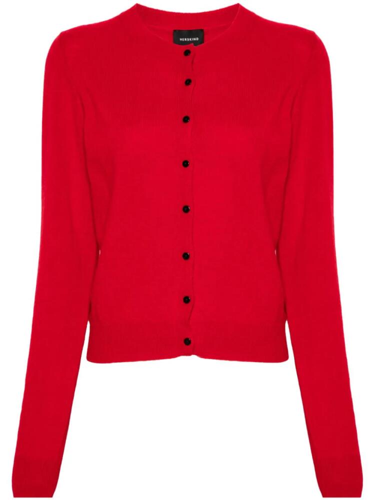 HERSKIND Roselle cardigan - Red Cover