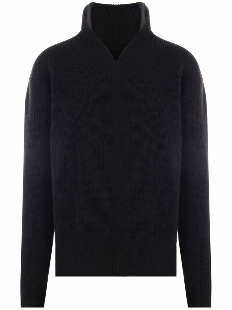 Rick Owens high-neck wool jumper - Black Cover