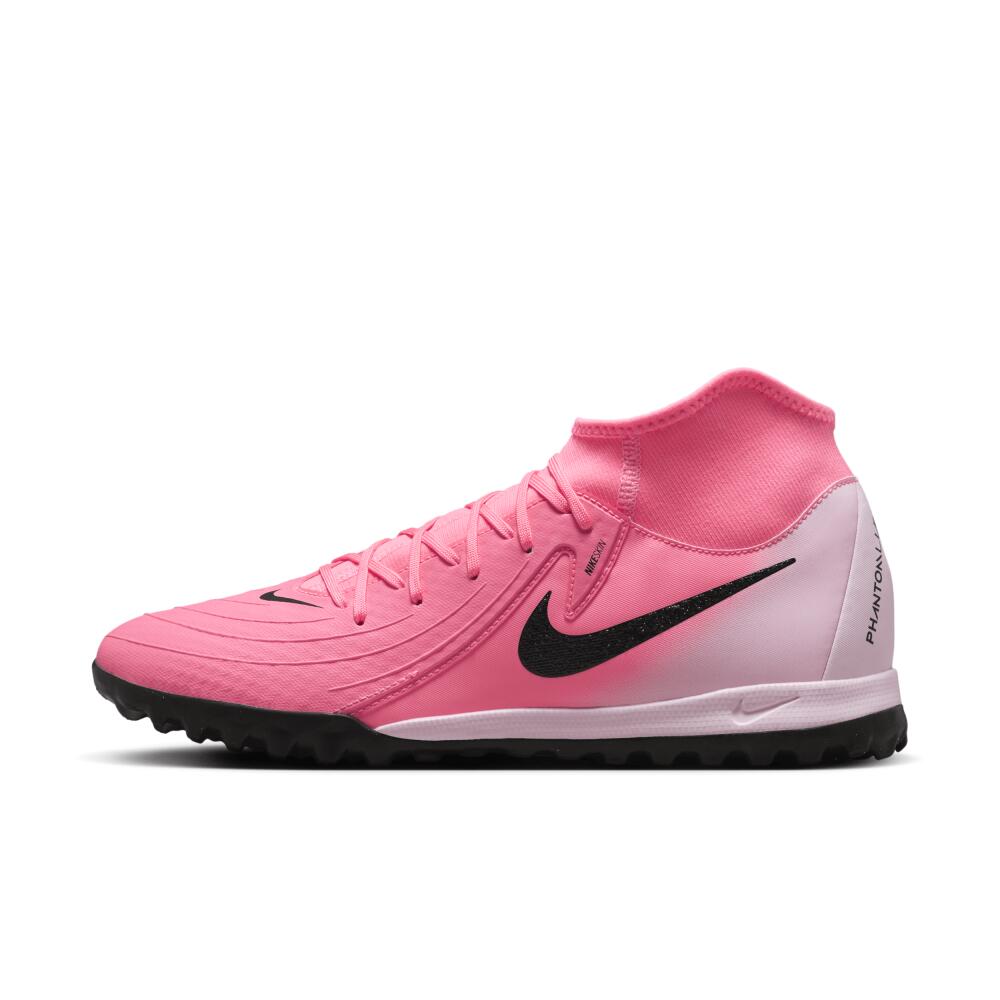 Nike Men's Phantom Luna 2 Academy TF High-Top Soccer Shoes in Pink Cover