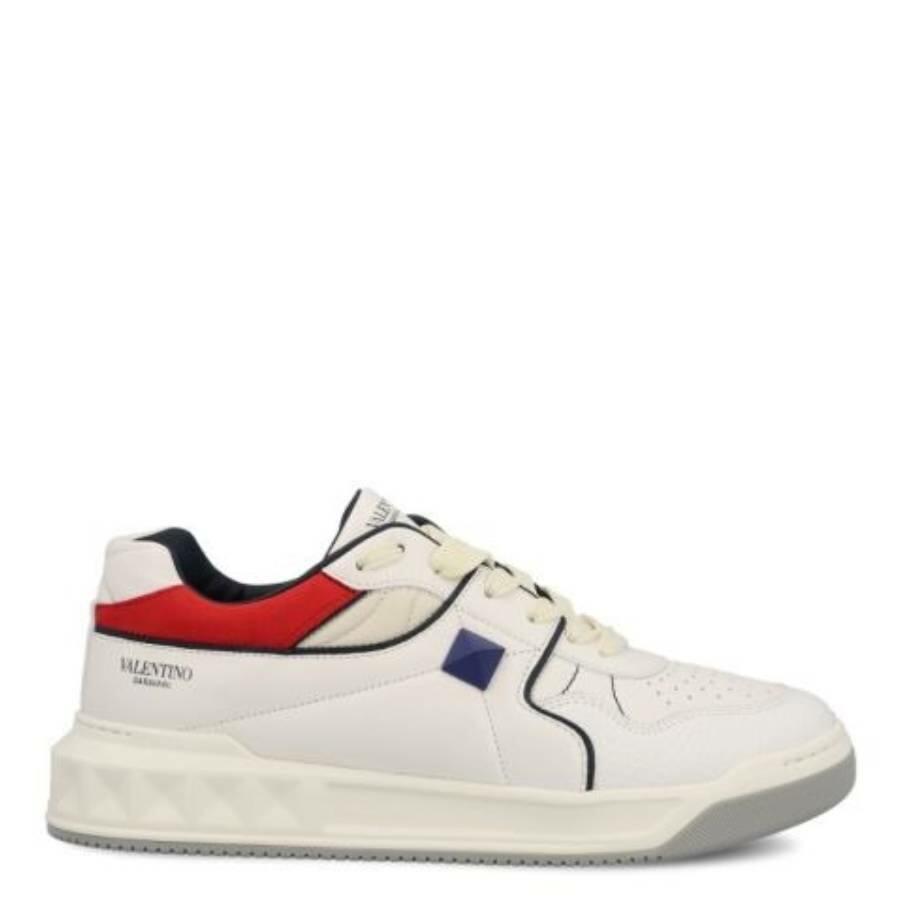 Valentino Garavani One Stud Leather Sneakers Cover