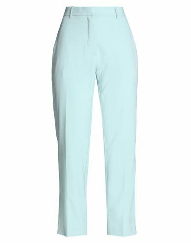 Ottod'ame Woman Pants Turquoise Polyester, Viscose, Elastane Cover