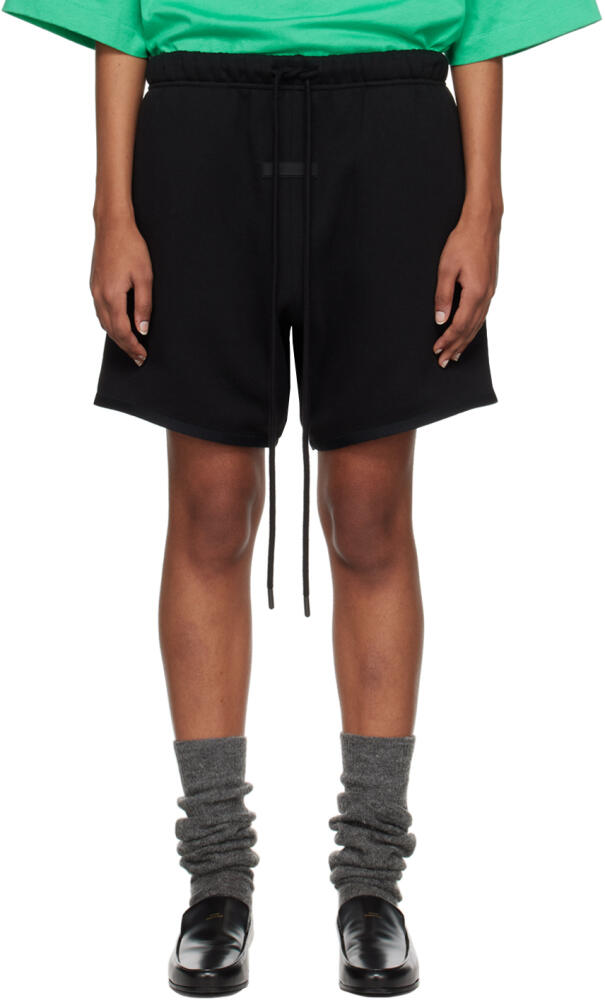 Fear of God ESSENTIALS Black Drawstring Shorts Cover