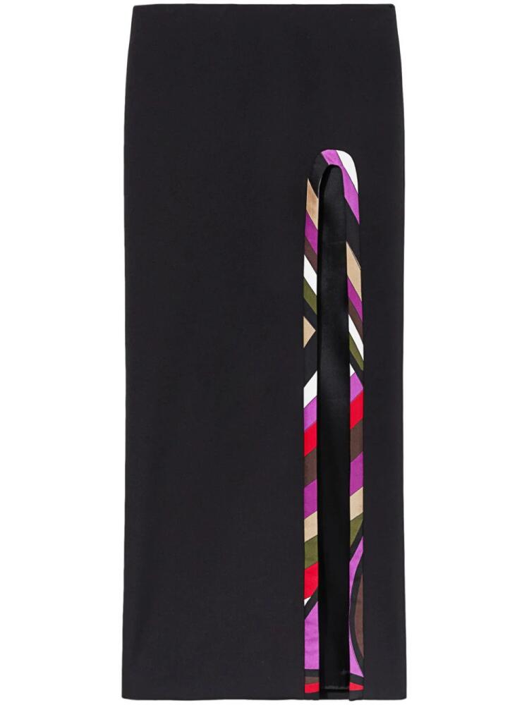 PUCCI Iride-trim maxi skirt - Black Cover