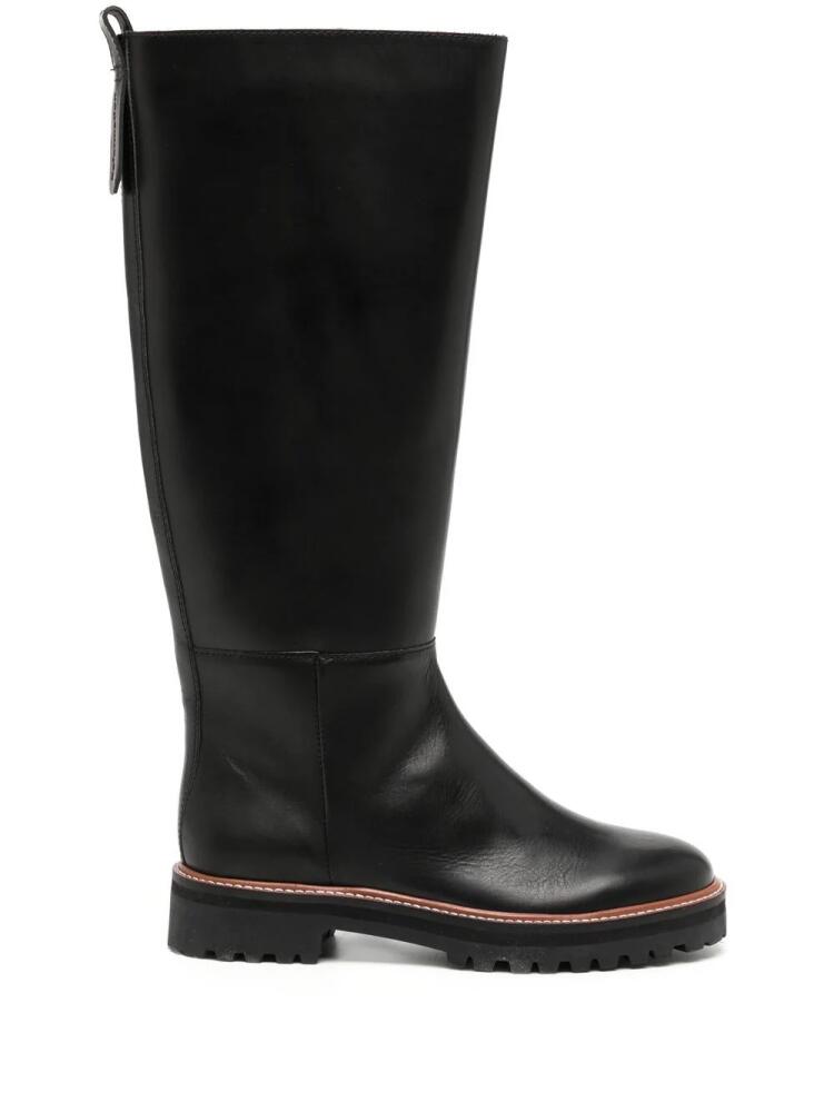 Reformation Kata Bucket leather boots - Black Cover