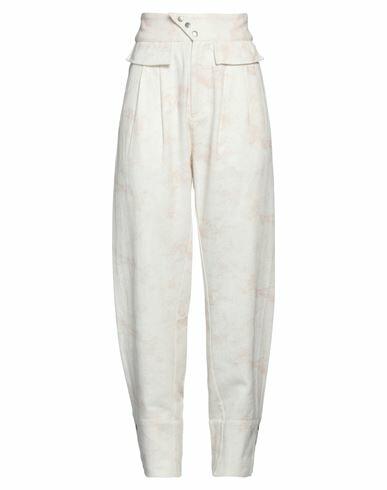 Sea Woman Pants Off white Cotton Cover