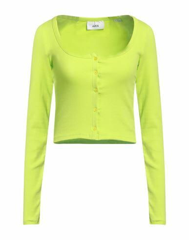 Jjxx By Jack & Jones Woman Top Acid green Cotton, Elastane Cover