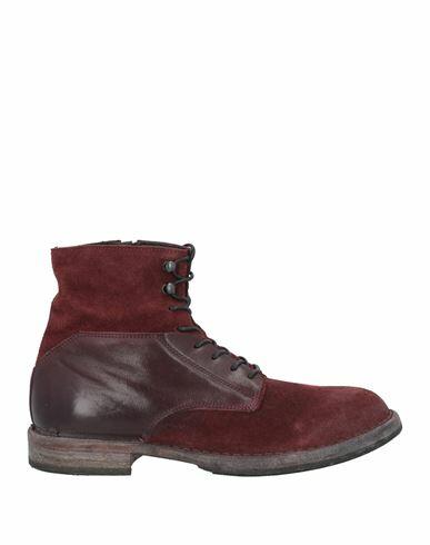 Moma Man Ankle boots Burgundy Leather Cover