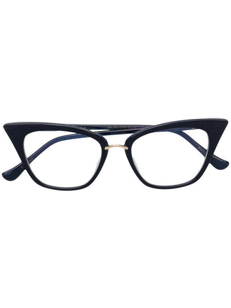 Dita Eyewear Rebella cat-eye glasses - Blue Cover