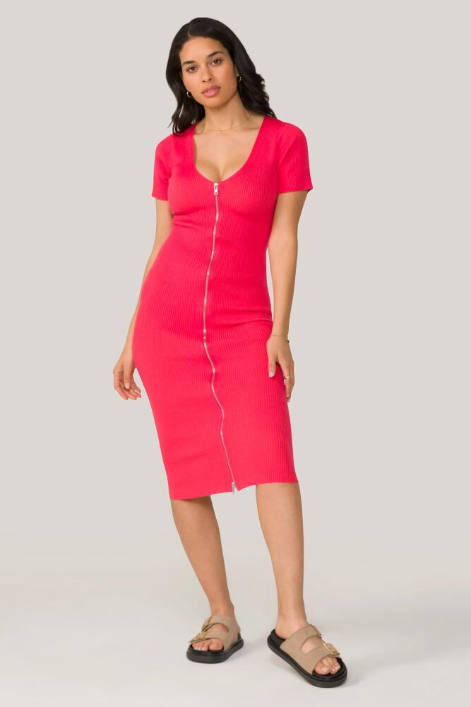 ALALA Cambria Dress in Coral Cover